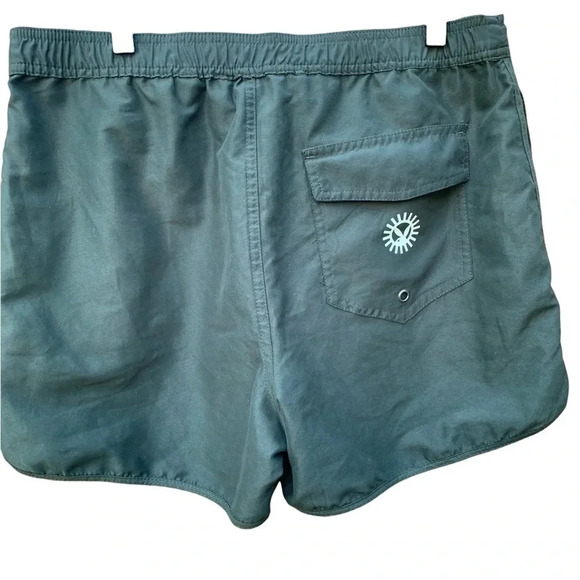 PACSUN Playboy women's size medium dark green boardshorts - Picture 3 of 4